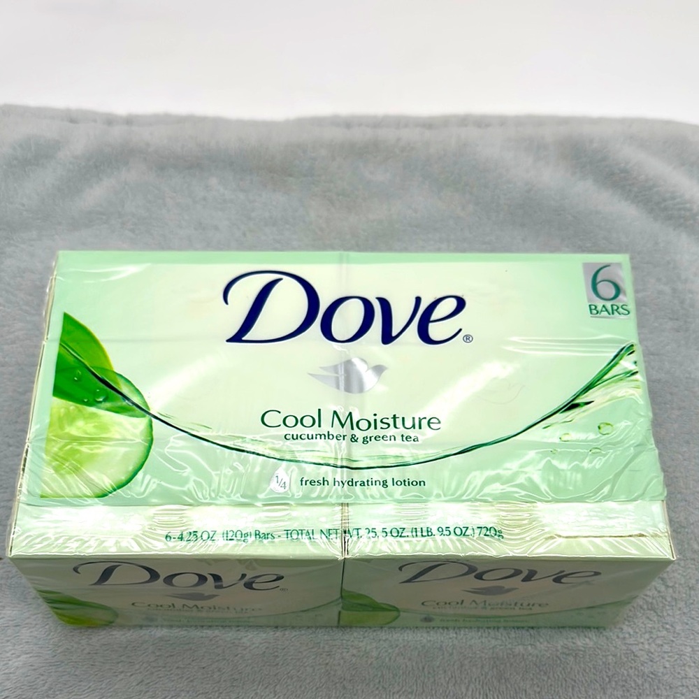 Dove Cool Moisture Cucumber & Green Tea-6 Bars